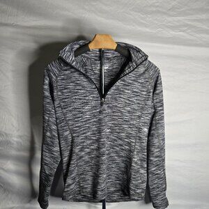 Straight Down Women's Grey Golf Quarter zip Sweatshirt Size Small.